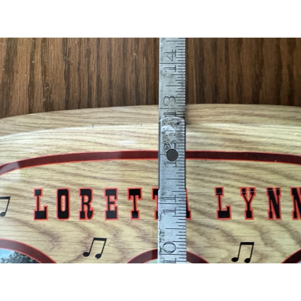 Loretta Lynn Metal Tray Souvenir Coal Miner's Daughter Country Music Vintage